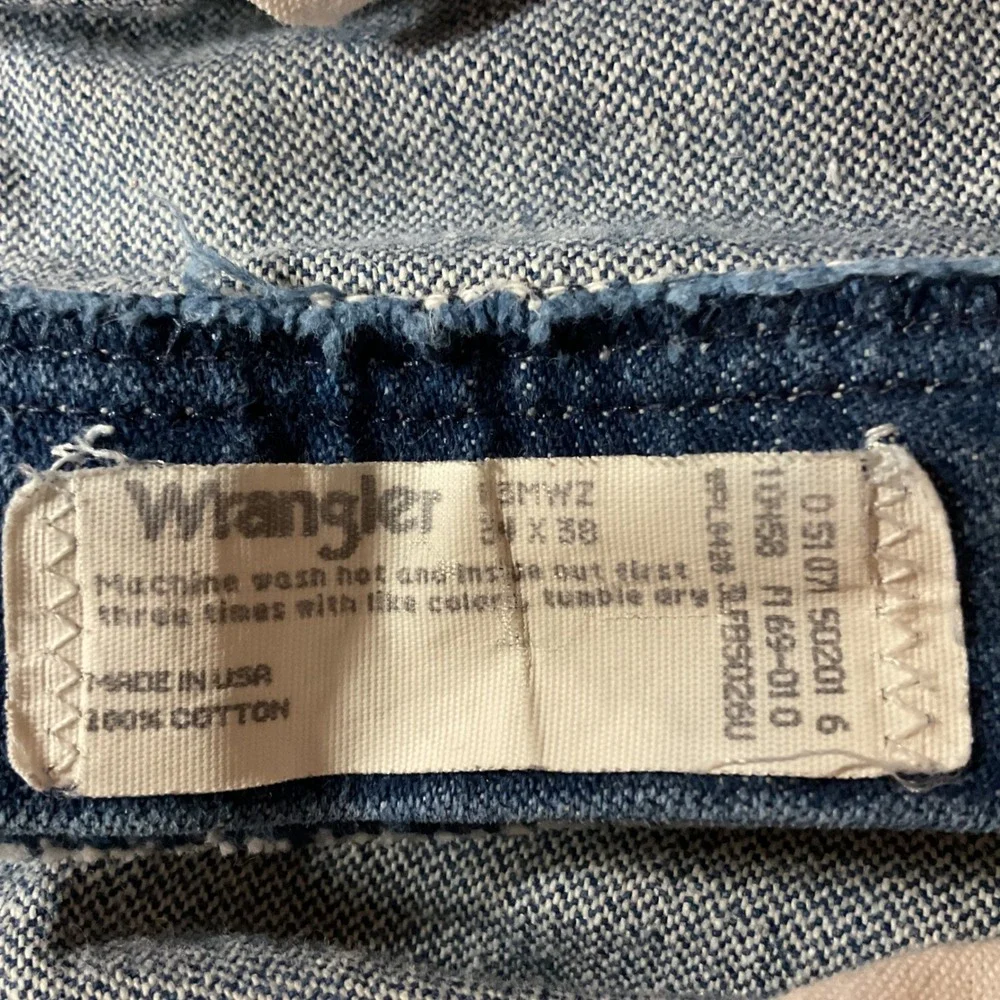 Wrangler Men's Original Fit Rigid Frontier‎ Relaxed Straight Denim Jeans Size 34